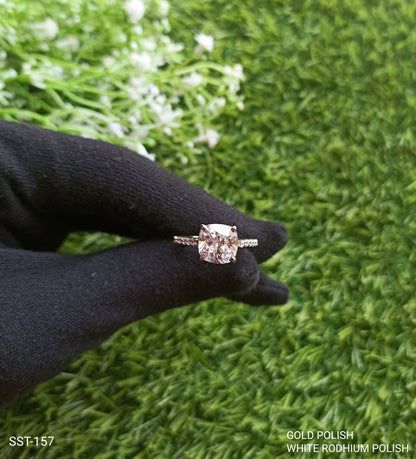 SST 157 | PINK STONE STATEMENT RING