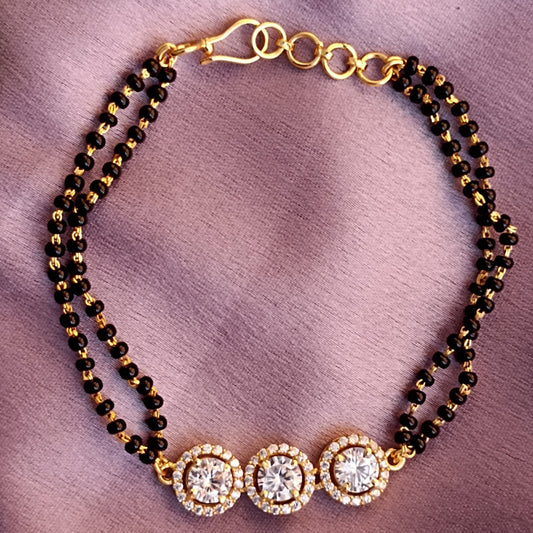 SST 059 | LIFE CYCLE ROUND HALO MANGALSUTRA BRACELET