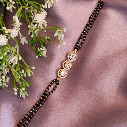 SST 059 | LIFE CYCLE ROUND HALO MANGALSUTRA BRACELET