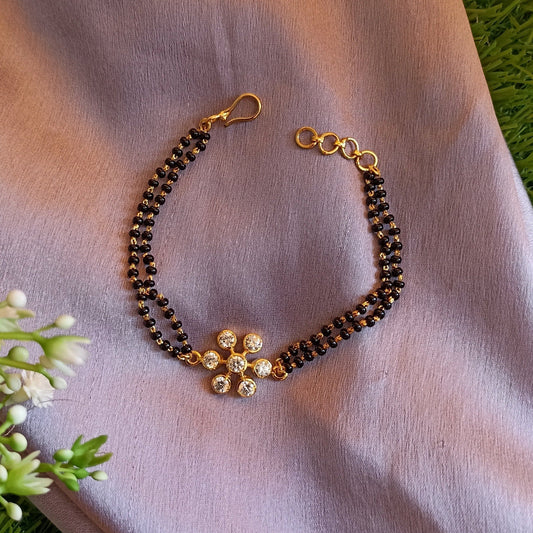 SST 163 | DIAMOND FLORAL MANGALSUTRA  BRACELET