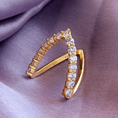 SST 166 | DIAMOND VANKI RING