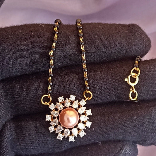 SST 085 |`GOLDEN PEARL MANGALSUTRA
