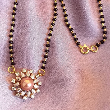 SST 085 |`GOLDEN PEARL MANGALSUTRA