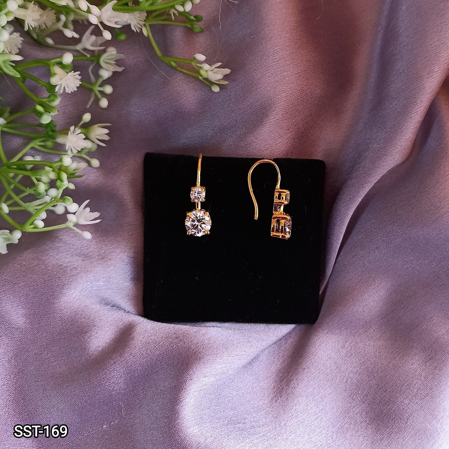 SST 169 | SOLITAIRE PAIR EAR RINGS