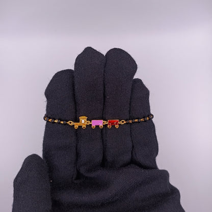 TRAIN SILVER BABY NAZARIYA BRACELET