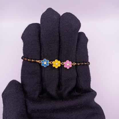 FLOWERS SILVER BABY NAZARIYA BRACELET