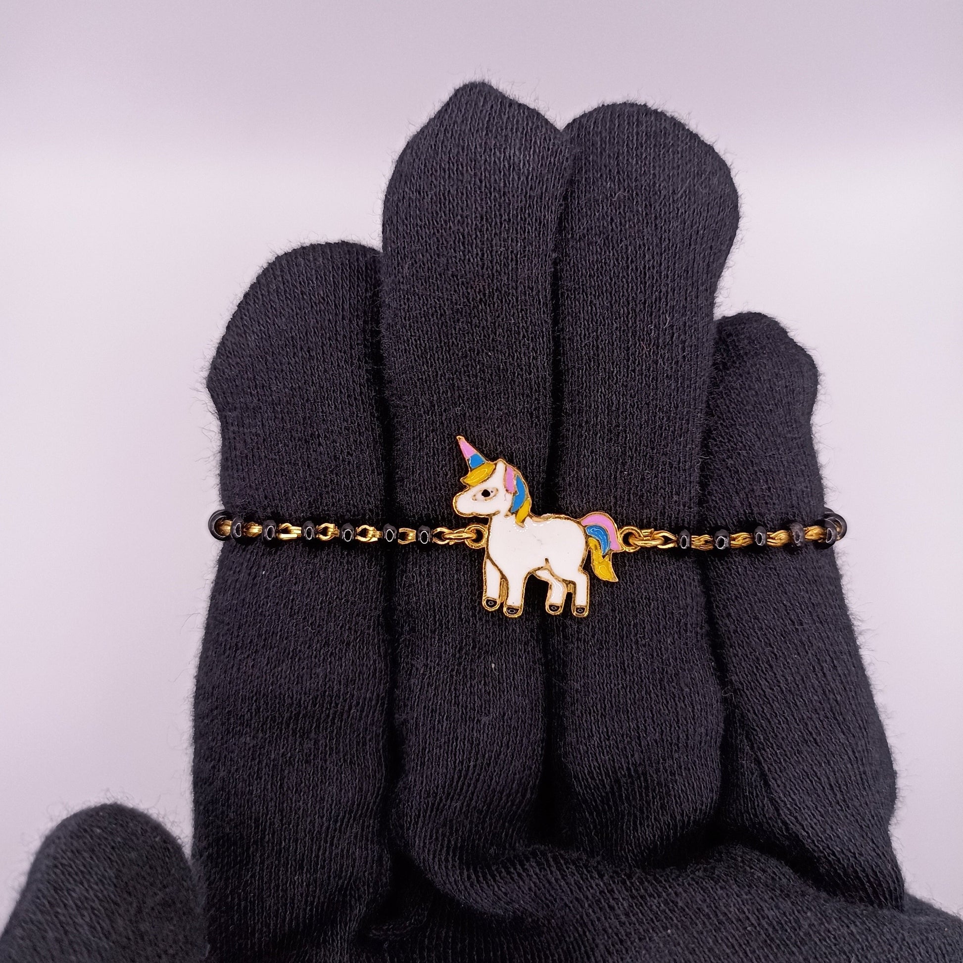 UNICORN SILVER BABY NAZARIYA BRACELET