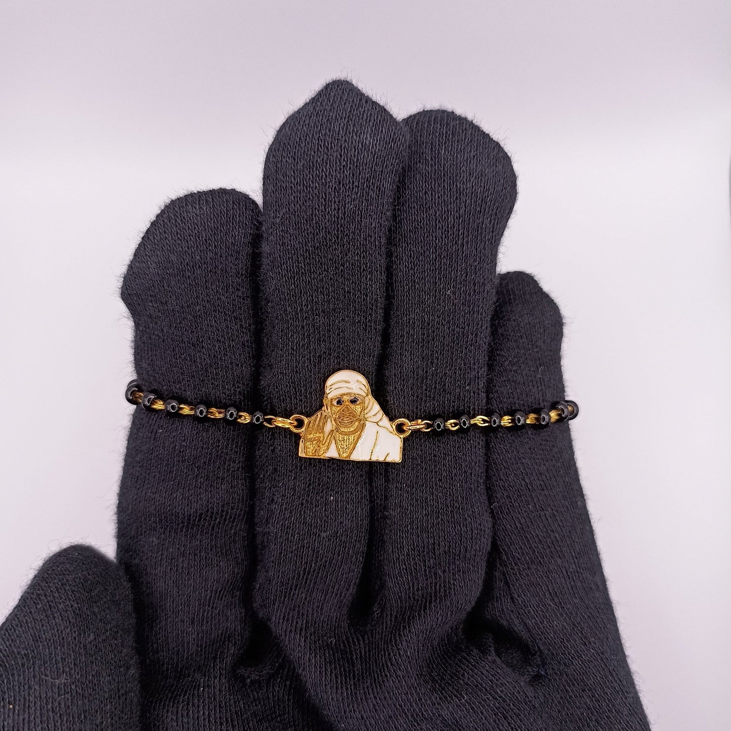 SAI BABA SILVER BABY NAZARIYA BRACELET