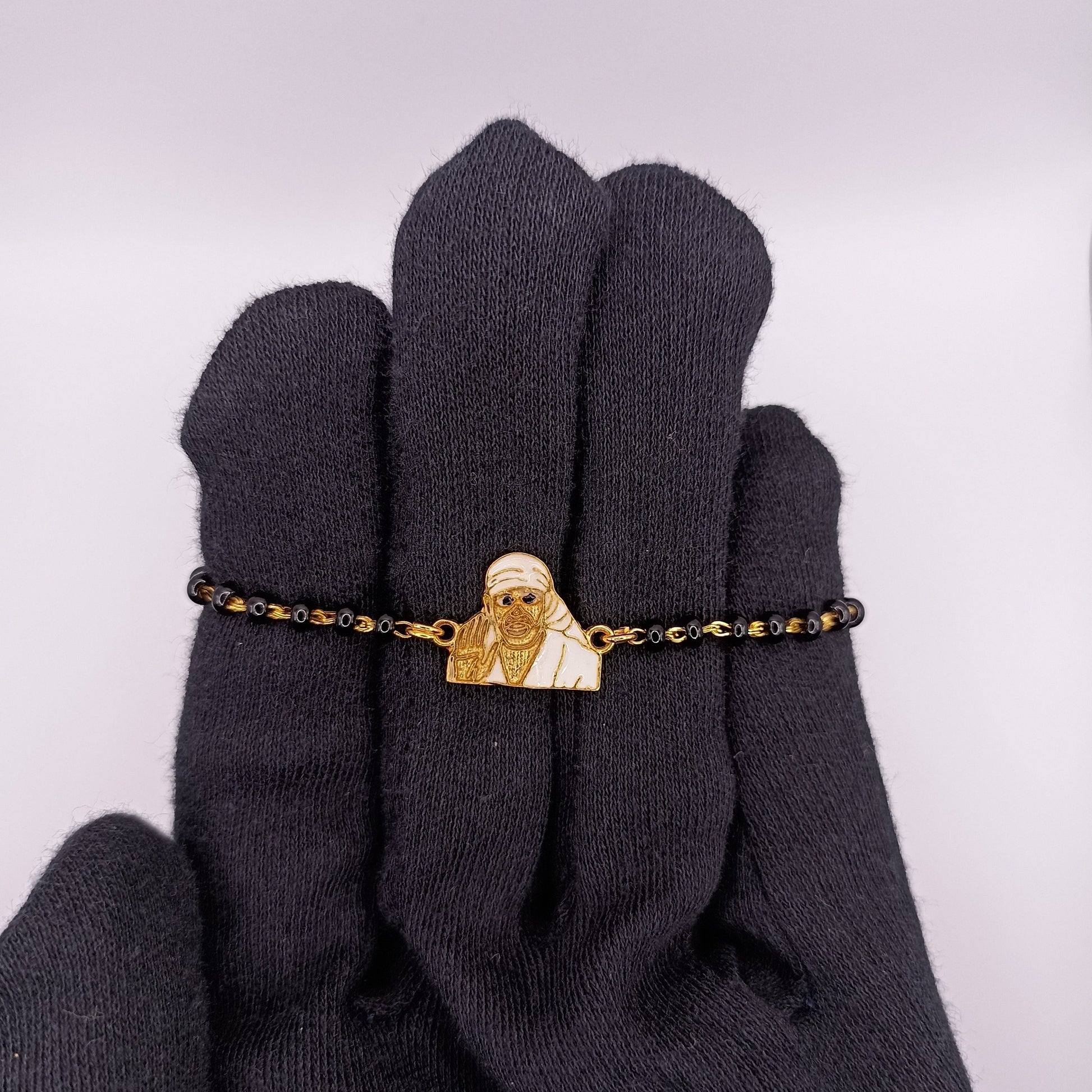 SAI BABA SILVER BABY NAZARIYA BRACELET