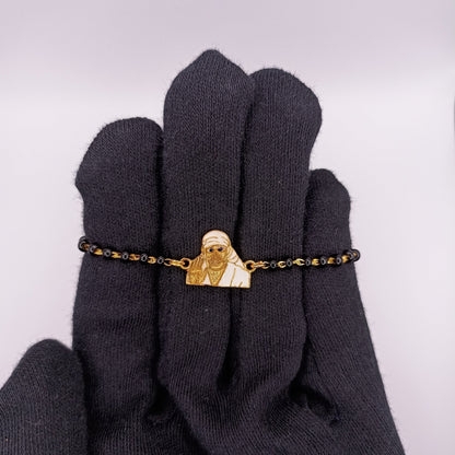 SAI BABA SILVER BABY NAZARIYA BRACELET