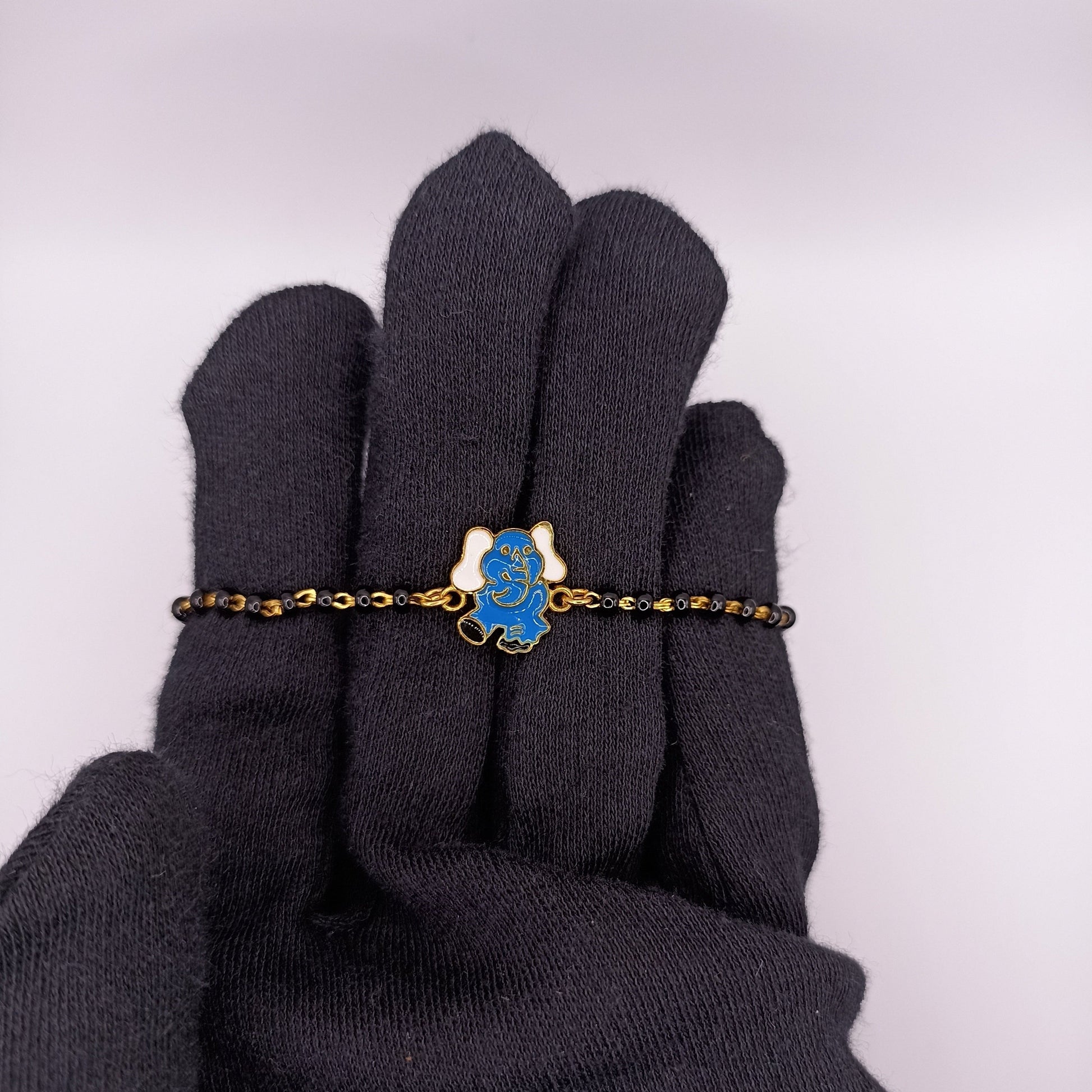 LITTLE GANESHA SILVER BABY NAZARIYA BRACELET