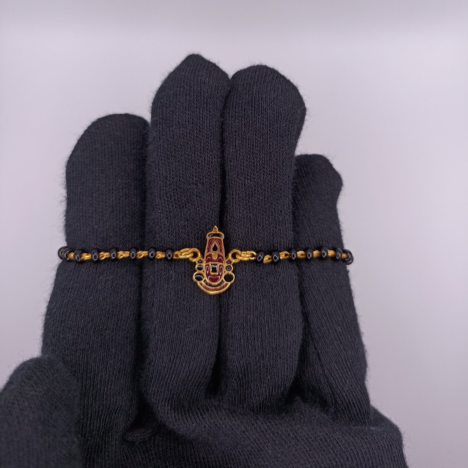 LORD VENKATESWARA SWAMY SILVER BABY NAZARIYA BRACELET
