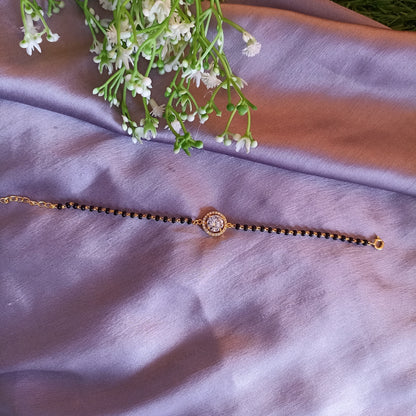 SST 091 | ROUND HALO MANGALSUTRA  BRACELET