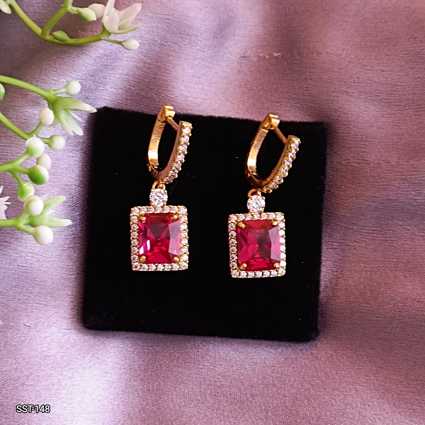 SST 148 | EMRALD & RUBY BALI EARRINGS