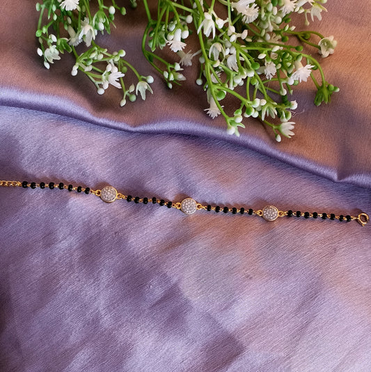 SST 111 | ROUND CZ MANGALSUTRA BRACELET