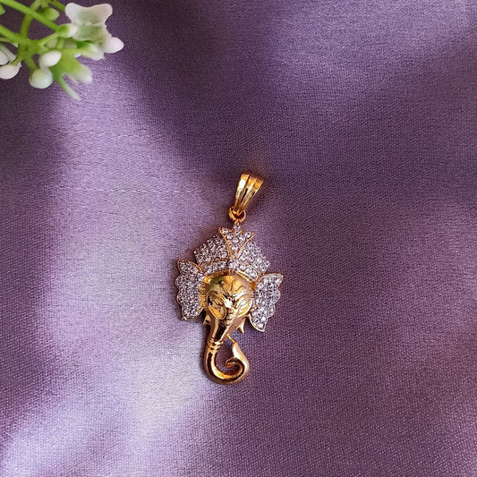 GANESHJI ICONIC FAITH PENDANT | 925 STERLING SILVER -- db Aasediya