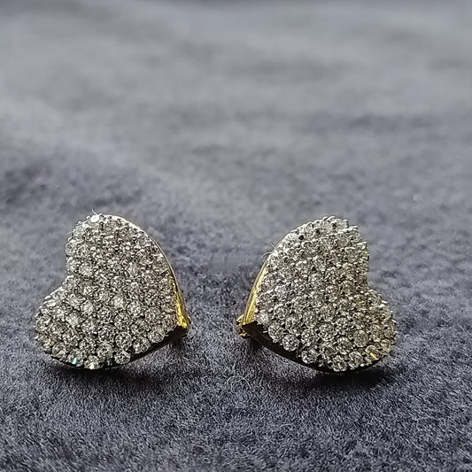 LIVA HEART BALI EARRINGS | 925 STERLING SILVER -- db aasediya