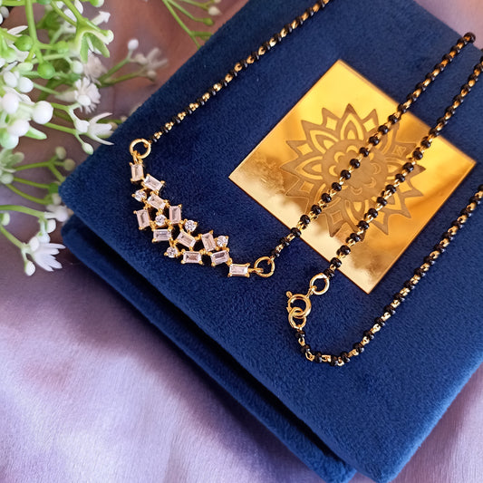 SST 066 | SPARKLING MANGALSUTRA PENDANT NECKLACE