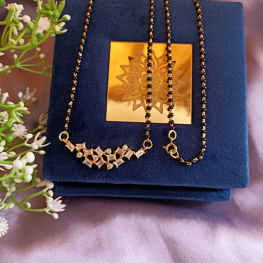 SST 066 | SPARKLING MANGALSUTRA PENDANT NECKLACE