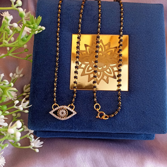 SST 136 | EYE BLACK BEADS MANGALSUTRA