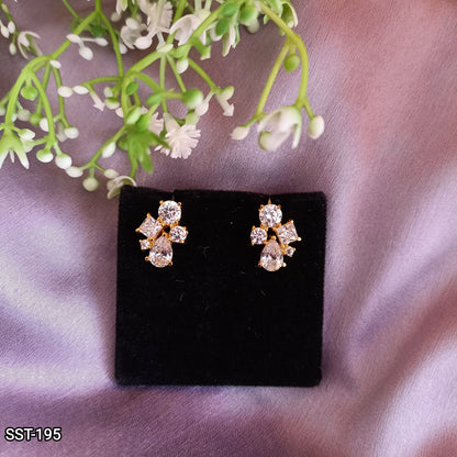 SST 195 | CLUSTER DIAMOND STUD EARRING