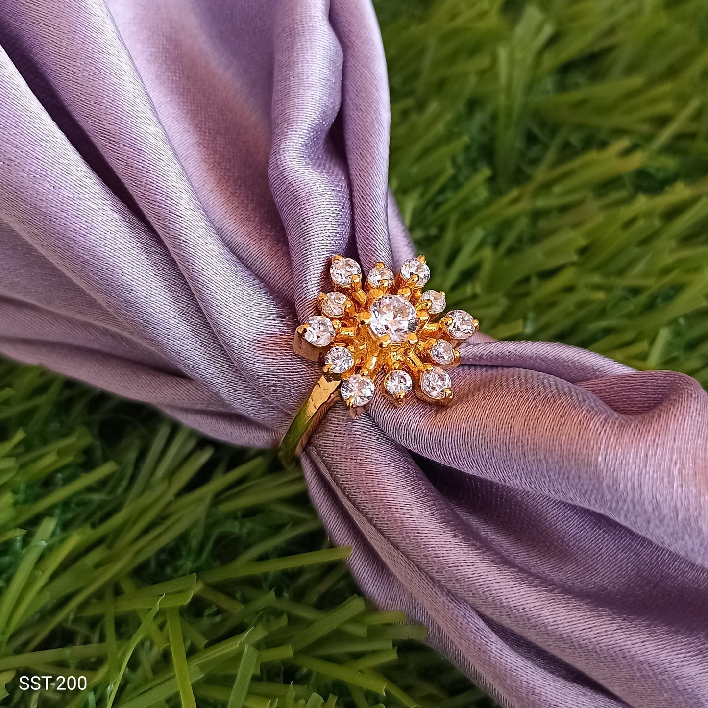 SST 200 | SUNFLOWER FLORAL PRIVILEGE DESIGNER DIAMOND RING