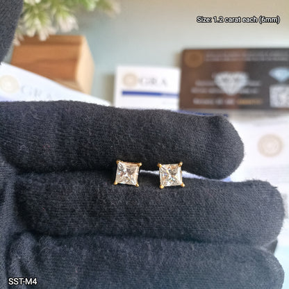 M4 MOISSANITE EARRINGS