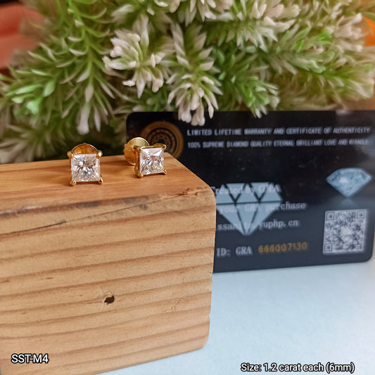 M4 MOISSANITE EARRINGS