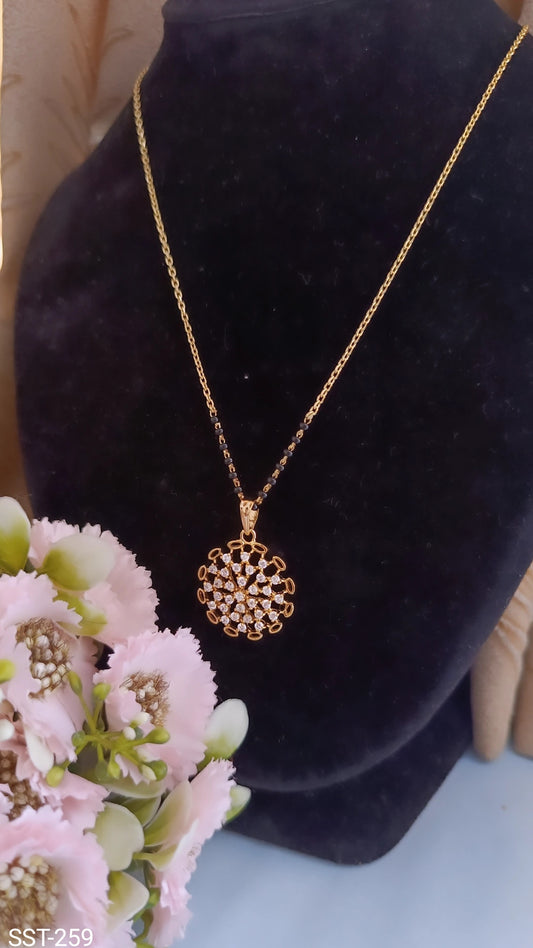 SST 259TC | DIAMOND FLOWER MANGALSUTRA