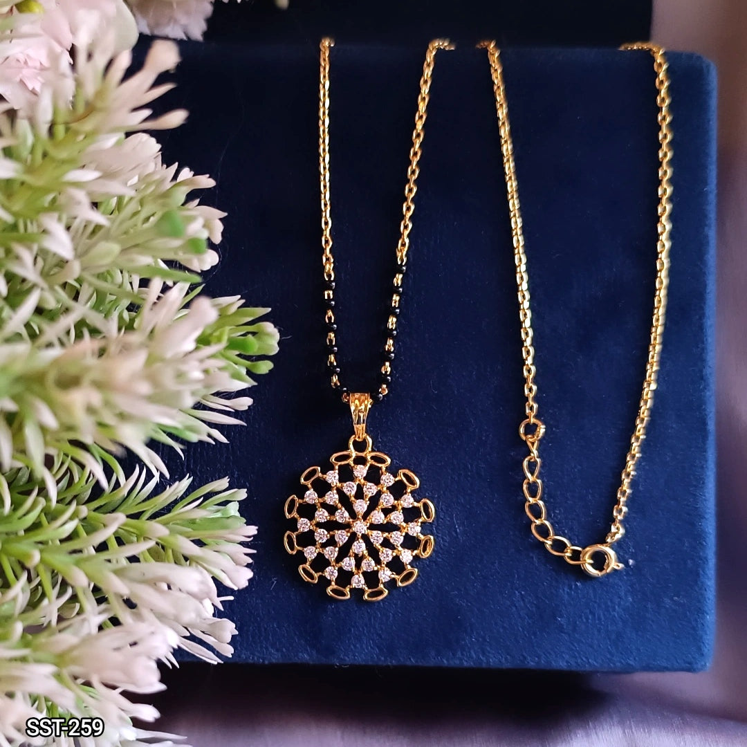 SST 259TC | DIAMOND FLOWER MANGALSUTRA