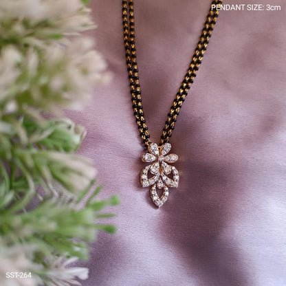 SST 264 | FLORAL DIAMOND MANGALSUTRA