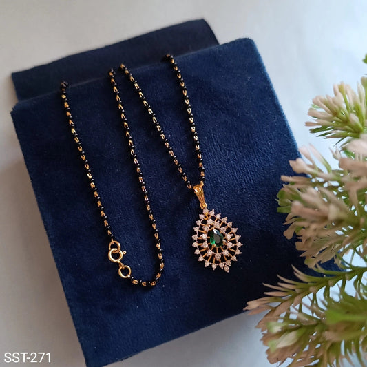 SST 271 |  ELEGANT DIAMOND ACCENT MANGALSUTRA