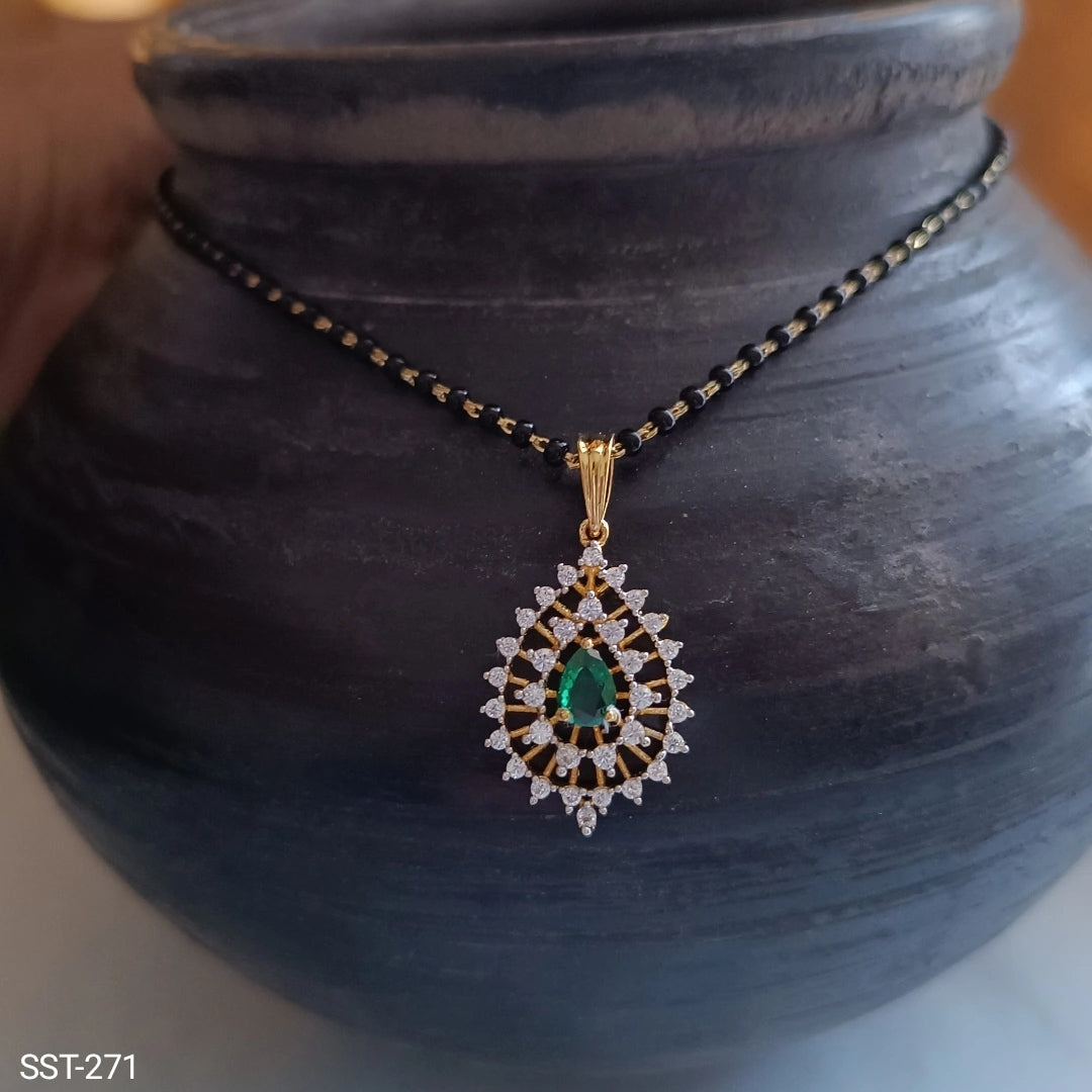 SST 271 |  ELEGANT DIAMOND ACCENT MANGALSUTRA