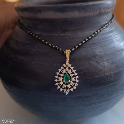 SST 271 |  ELEGANT DIAMOND ACCENT MANGALSUTRA