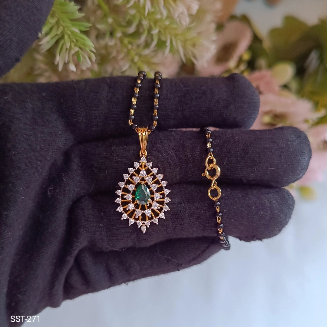 SST 271 |  ELEGANT DIAMOND ACCENT MANGALSUTRA