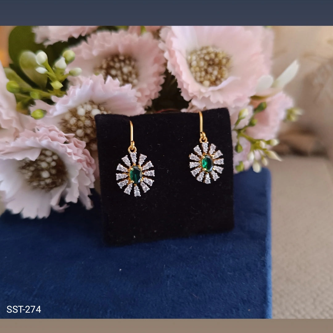 SST 274 | CHARMING FLORAL ACCENT EARRINGS