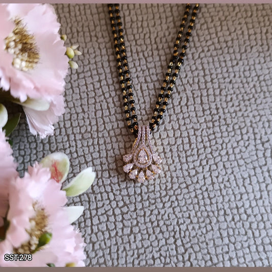 SST 278 |  SPARKLING DIAMOND ACCENT MANGALSUTRA