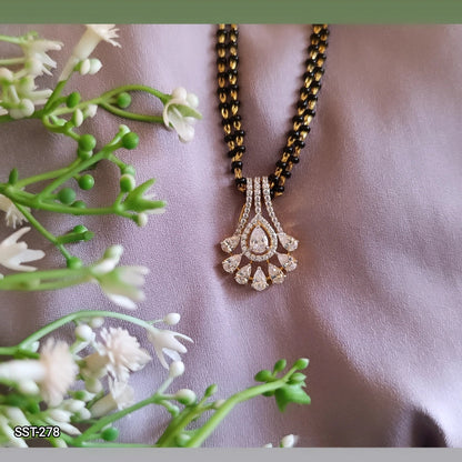 SST 278 |  SPARKLING DIAMOND ACCENT MANGALSUTRA