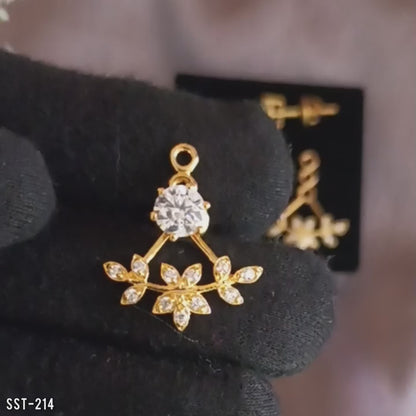 SST 214 | ELEGANT LEAF EARRINGS EARRINGS